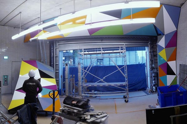 Détail de l'horloge